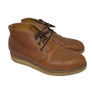 Red Wing Boots Mens 10 D Brown Leather Heritage Chukka 3137 Workwear 595 USA